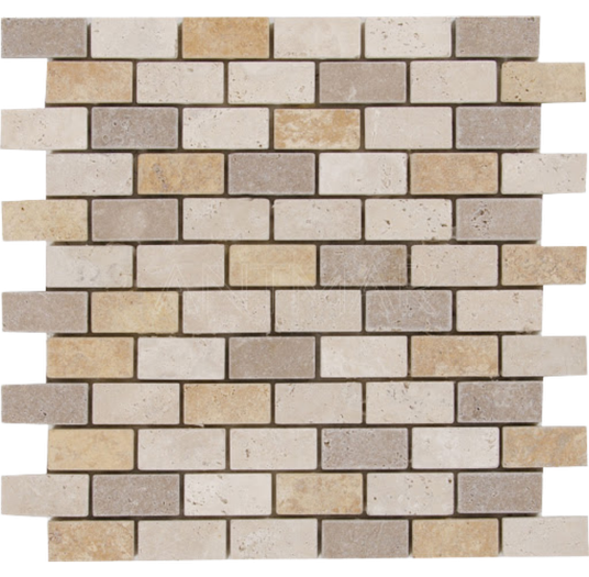 Brick 3D Beige - 30.5x30.5